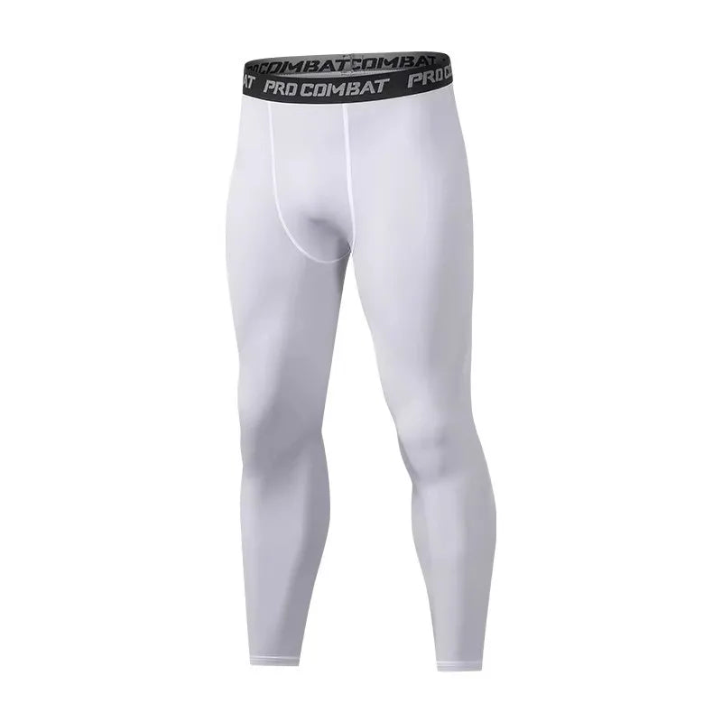 Men's Fitted Training Leggings for Gym and Running