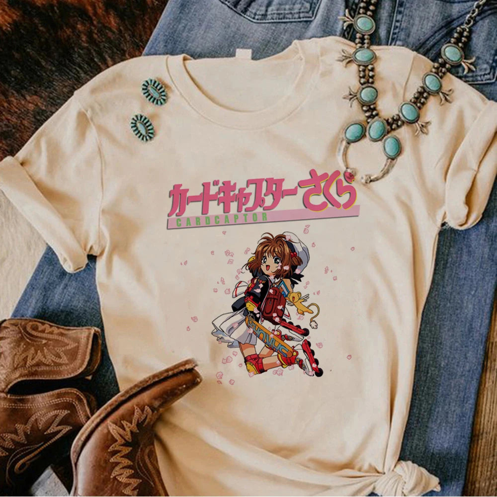 Cardcaptor Sakura Graphic Short-Sleeve T-Shirt