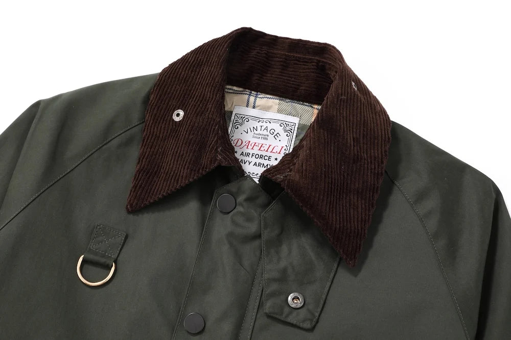 Outdoor hunting tactical plus size men's windbreaker baseball check work cropped corduroy waterproof fishing plaid jacket