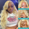 MELODIE 613 Lace Frontal Wig 13x6 Honey Blonde Body Wave Lace Front Wig Brazilian 13x4 Water Wave Transparent Human Hair Wig