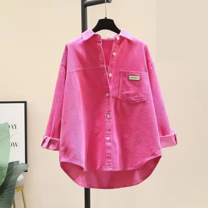Women's Long Sleeve Button Front Shirt