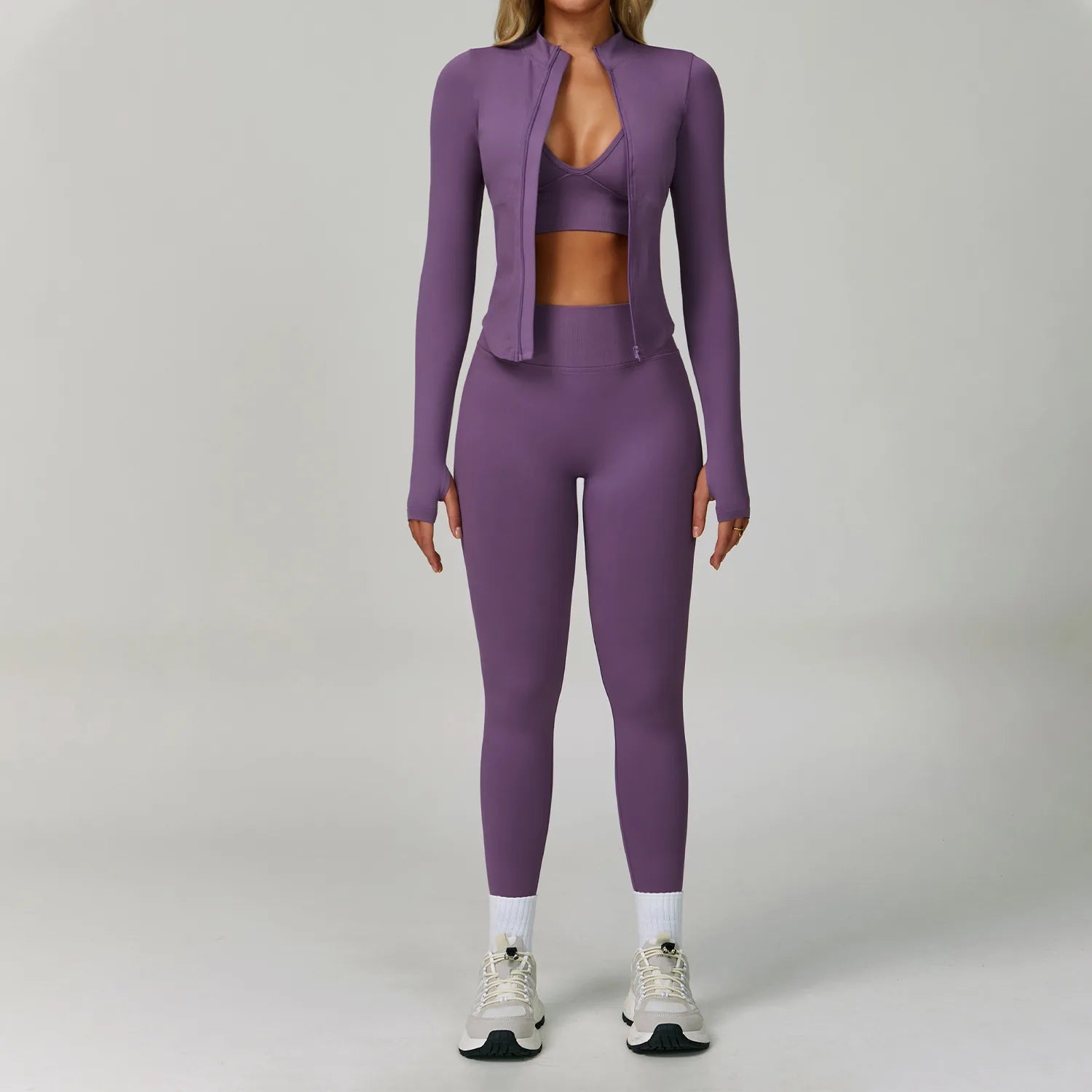 Women's Bra And Leggings Yoga Set For Workout Outfits