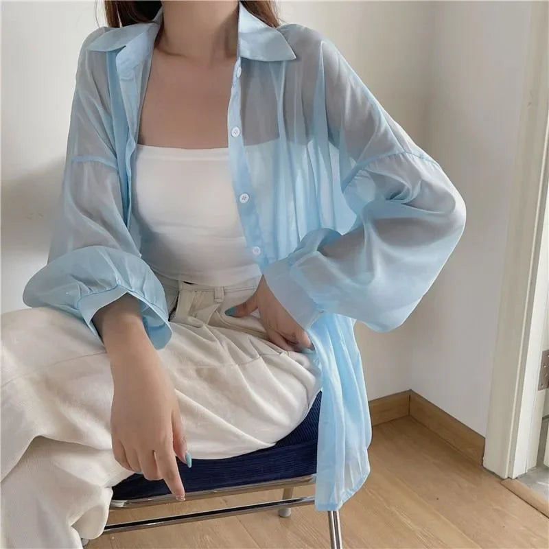 Women's Collared Long Sleeve Shirt