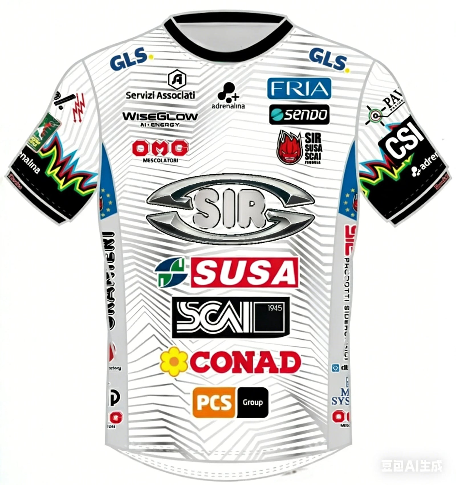 Perugia Number Fourteen Volleyball Short Sleeve Jersey For Sports Outfits