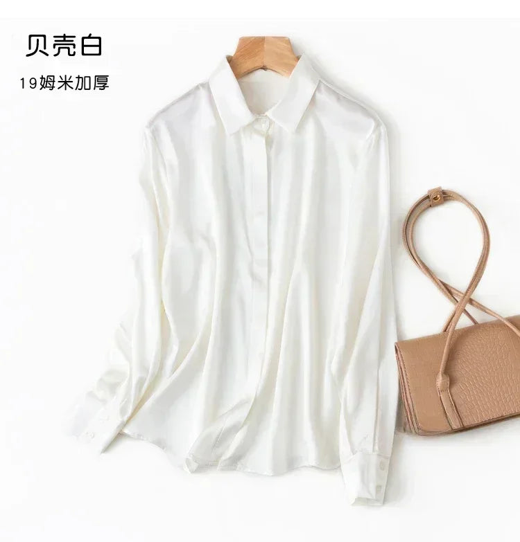 Women's Collared Long Sleeve Shirt