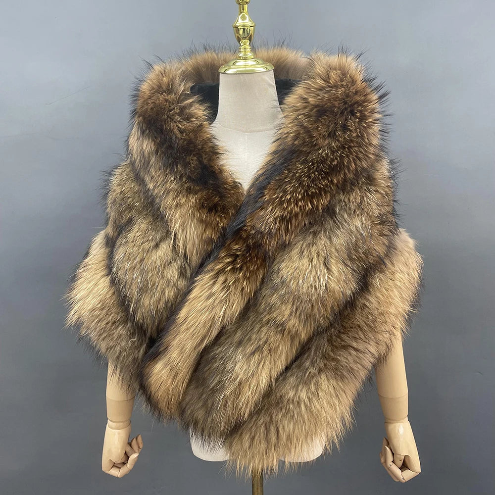 Plush Cross Front Wrap Cape for Layering over Outfits