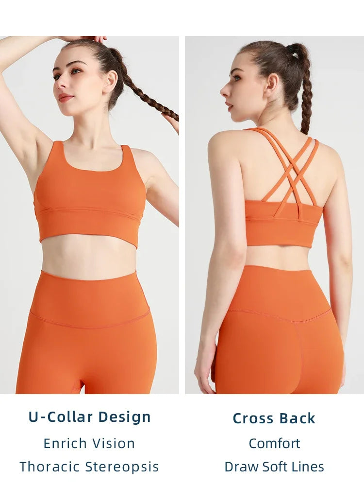 Women's Cross-Back Sports Bra