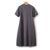 French Casual Perm Short Sleeve High End Drape Knee Length Air Cotton Elegant Female Dress 4XL