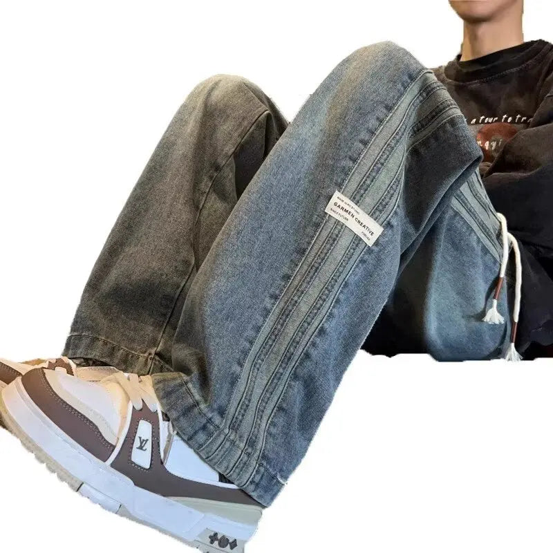 Men's Straight Leg Denim Jeans for Casual Everyday Wear