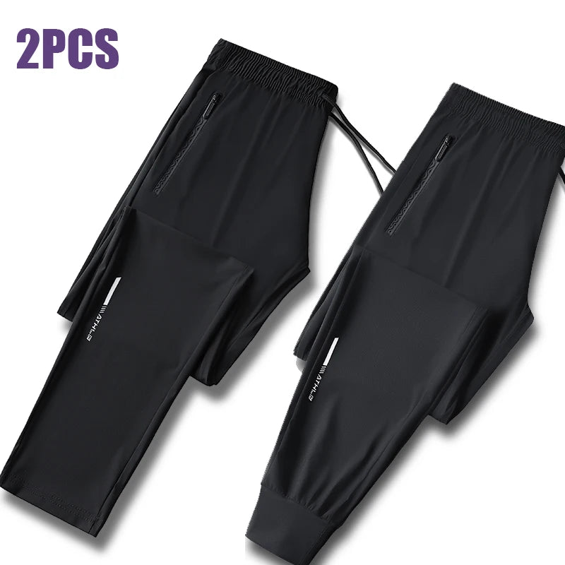 Men's Elastic Waist Casual Pants For Everyday Wear