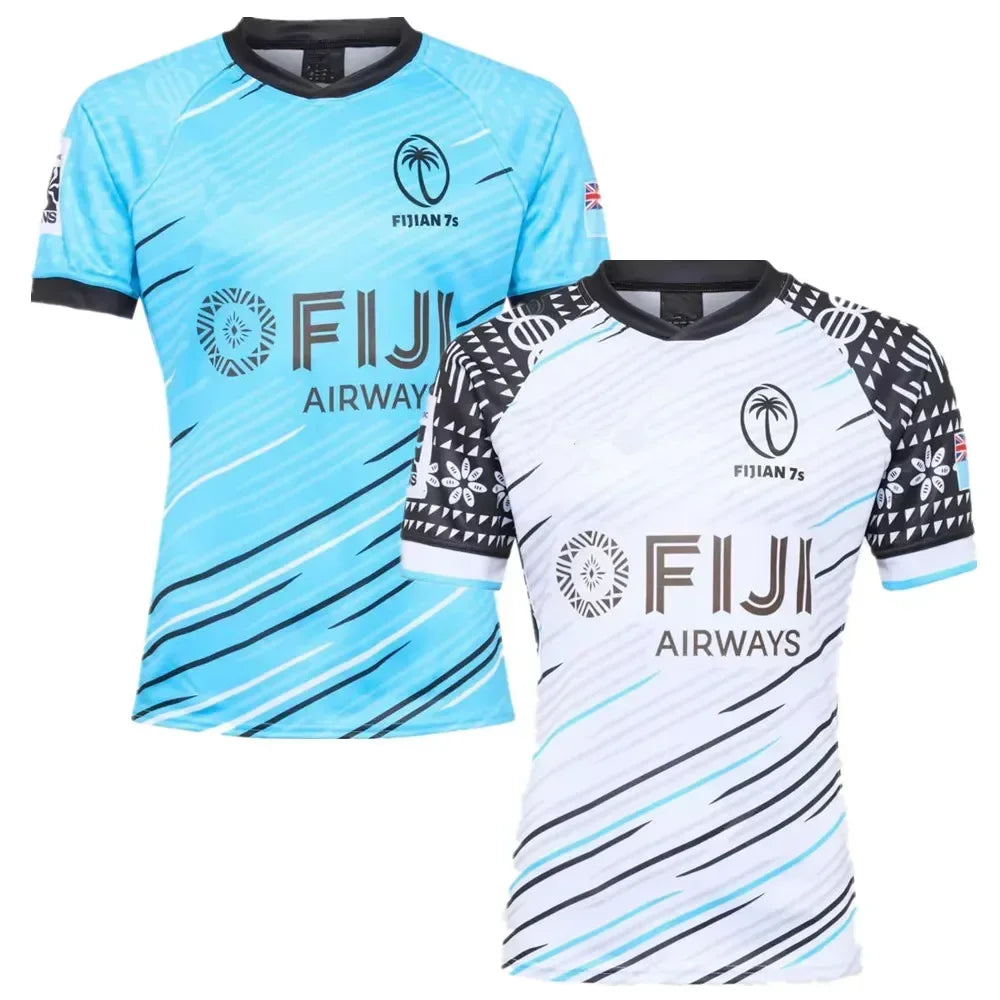 Fiji Rugby Graphic Short Sleeve Jersey For Sports Outfits