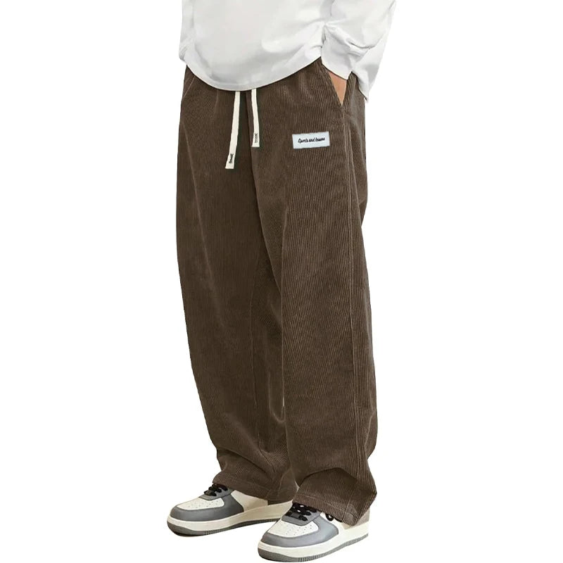 Men's Elastic Waist Casual Pants For Everyday Wear