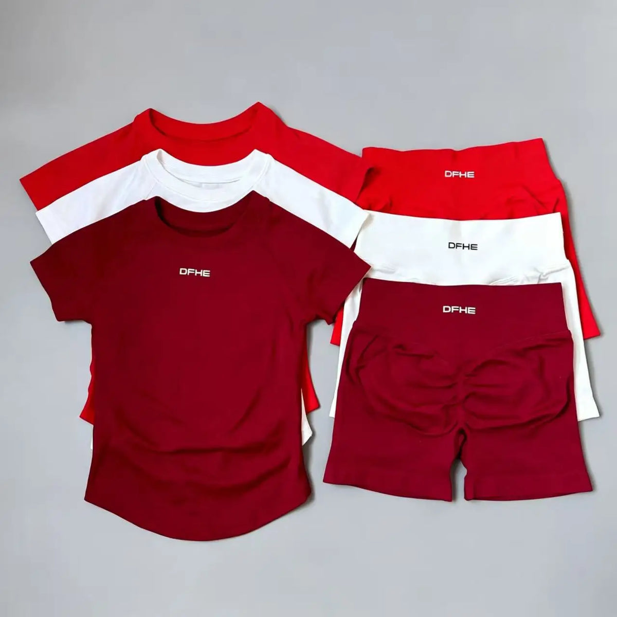 Women's Tee And Shorts Yoga Set For Workout Outfits