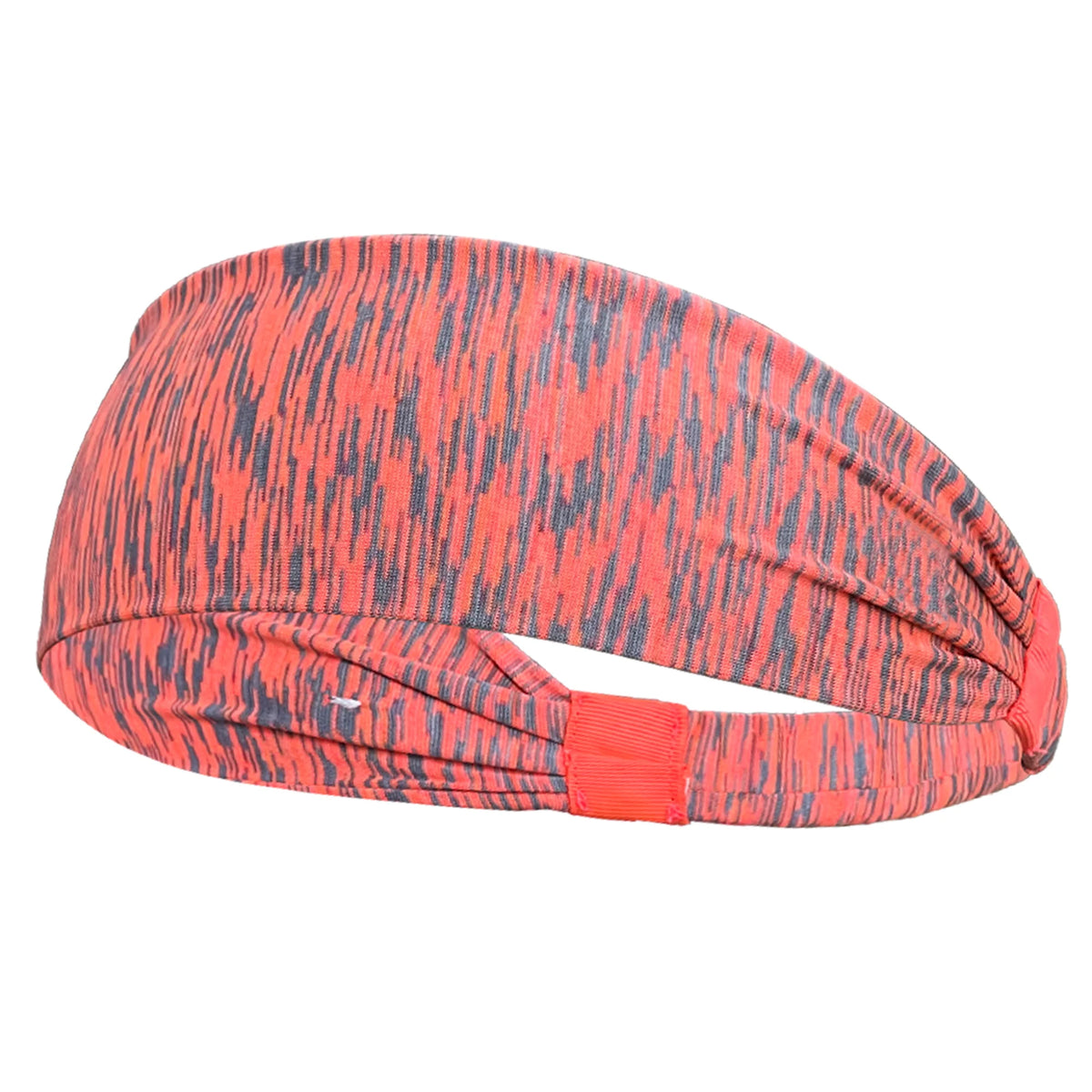 Elastic Sports Headband with Wide Fabric Band for Hair Control
