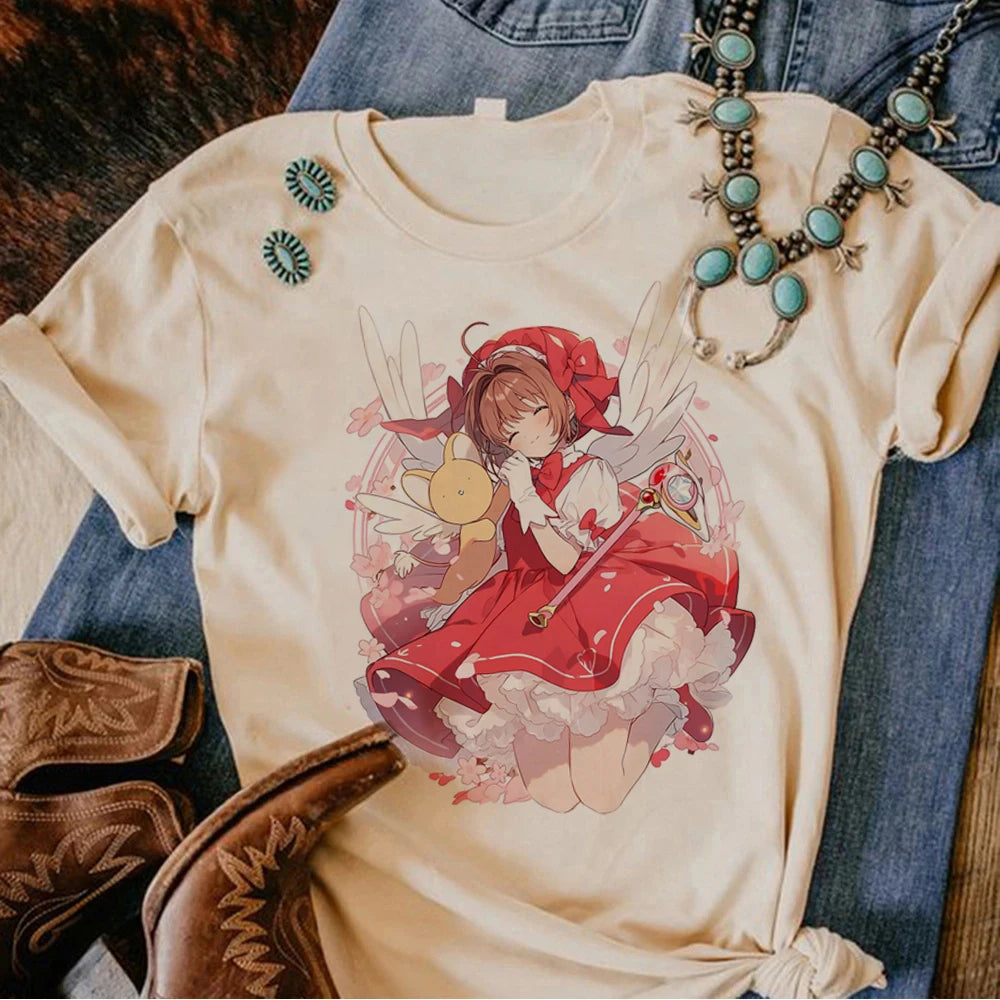 Cardcaptor Sakura Graphic Short-Sleeve T-Shirt