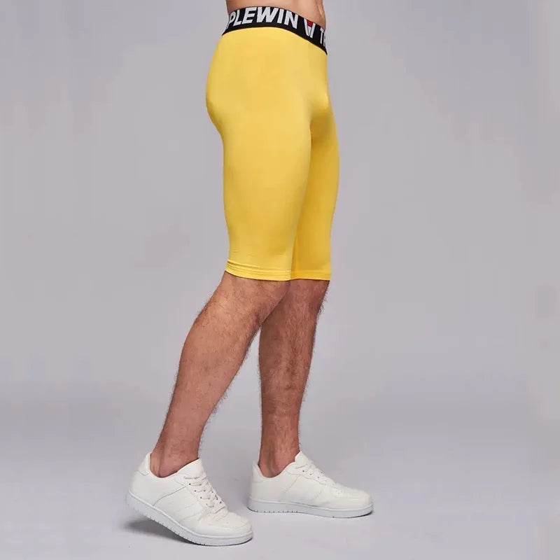 Men's Fitted Training Shorts for Gym and Running