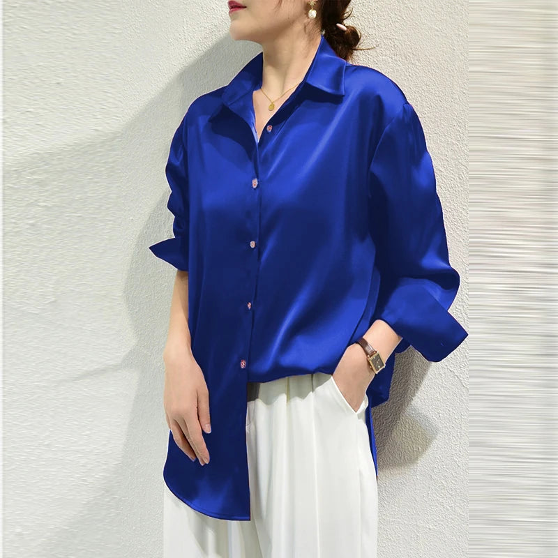 Women's Collared Long Sleeve Shirt