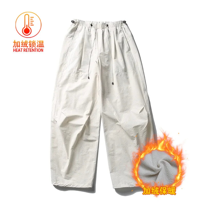 Men's Elastic Waist Loose Fit Casual Pants For Everyday Wear