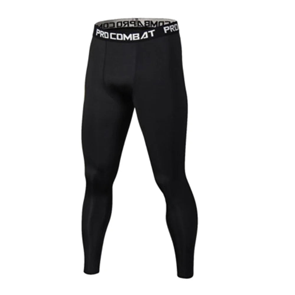 Men's Fitted Training Leggings for Gym and Running
