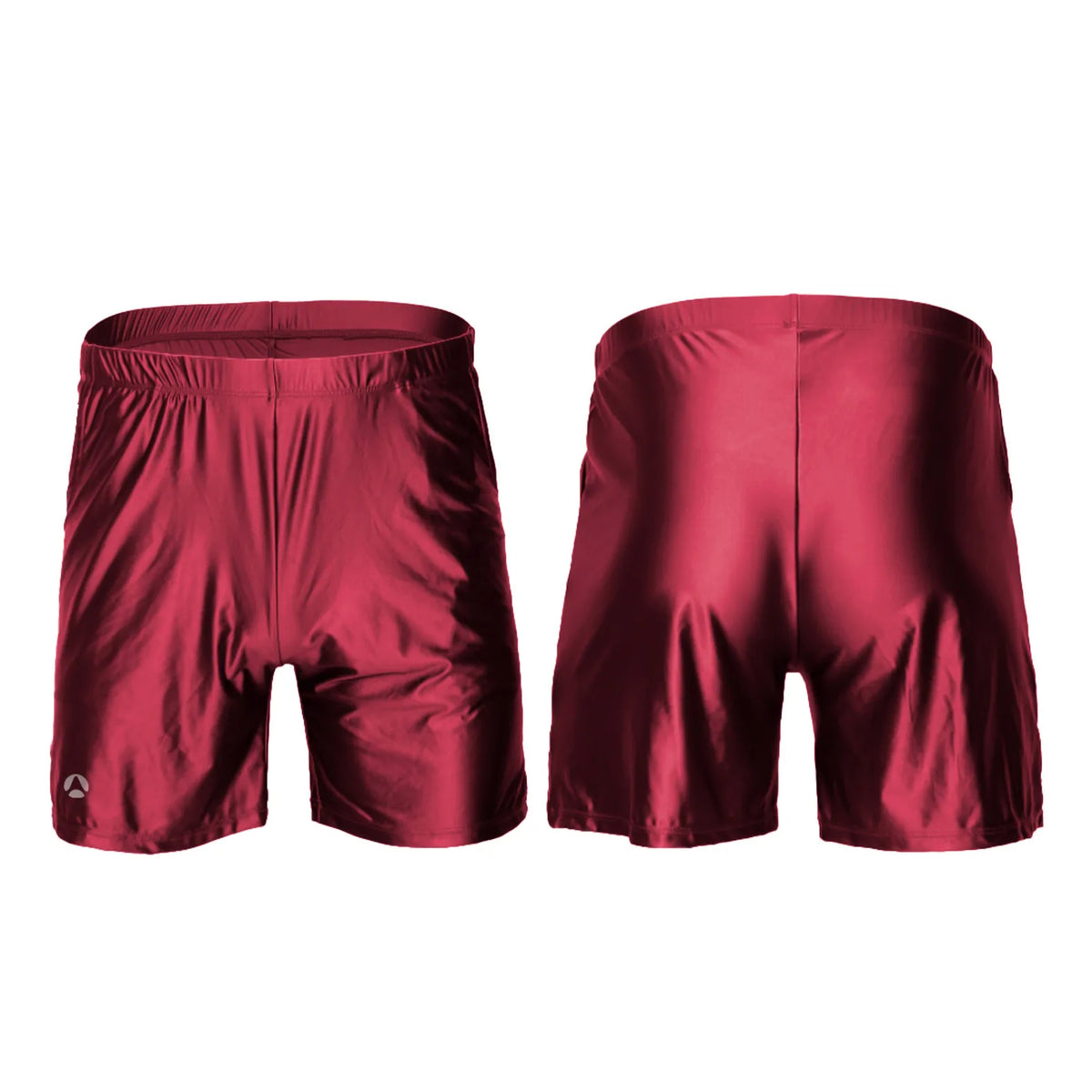 Men's Glossy Short Sleeve T-Shirt with Separate Bottom Options