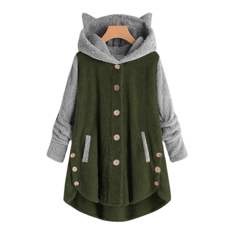 Long Sleeve Casual Hooded Sweatshirt with Relaxed Streetwear Styling