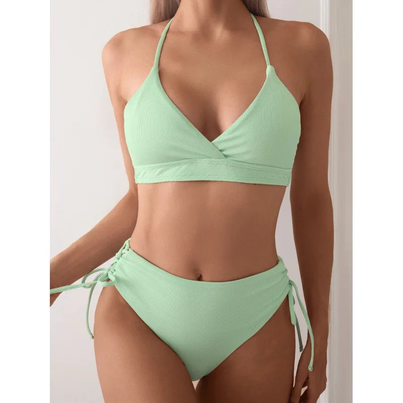 V-Neck Triangle Bikini