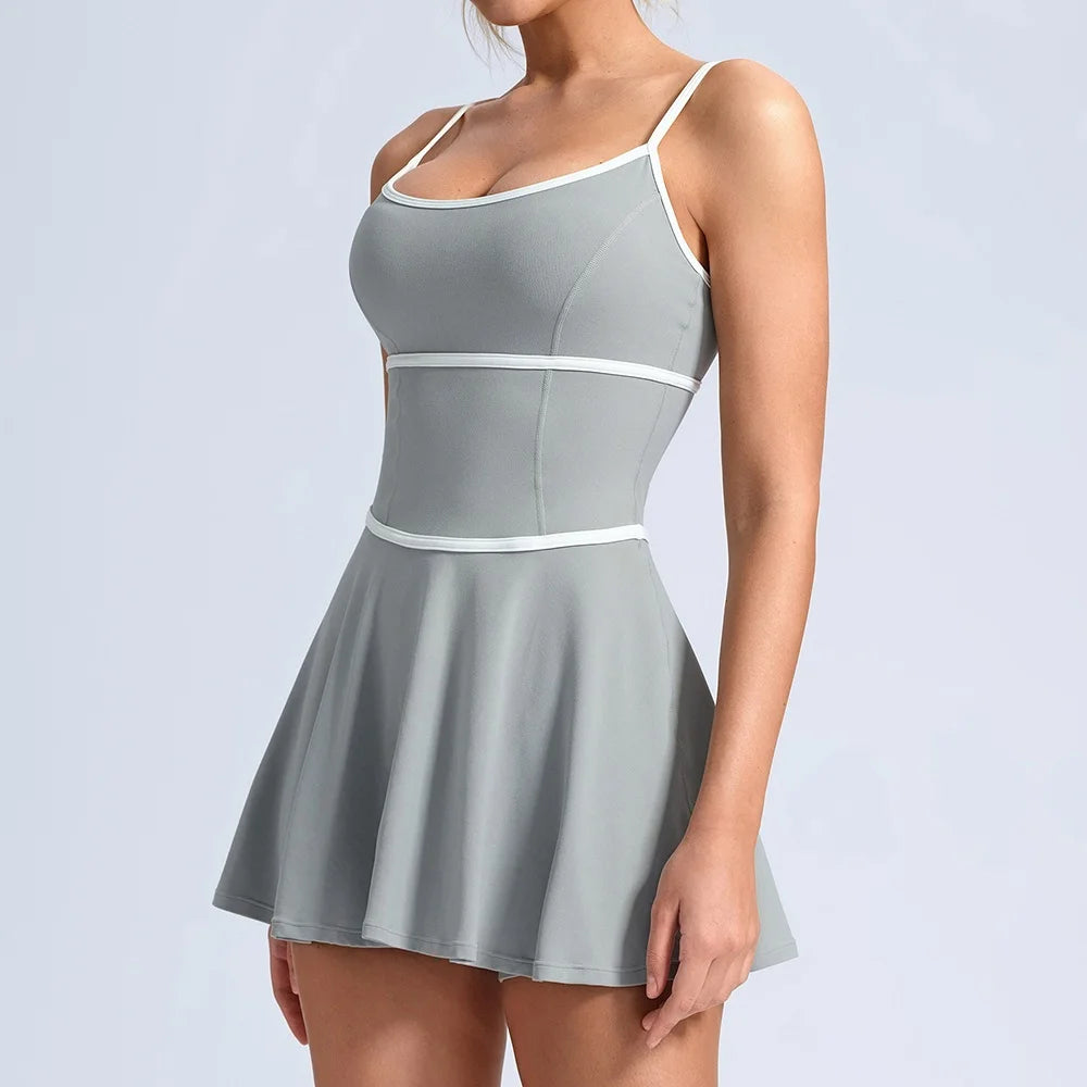 Women's Sleeveless A-Line Tennis Dress