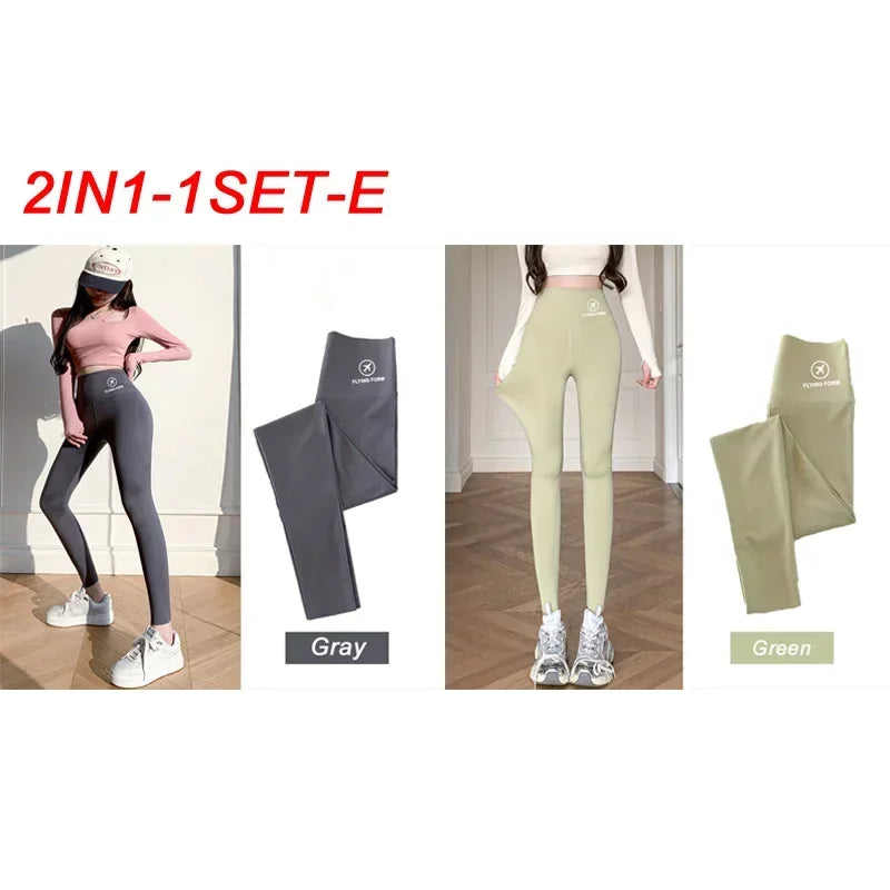 Women's High Waist Full Length Leggings For Workout Outfits
