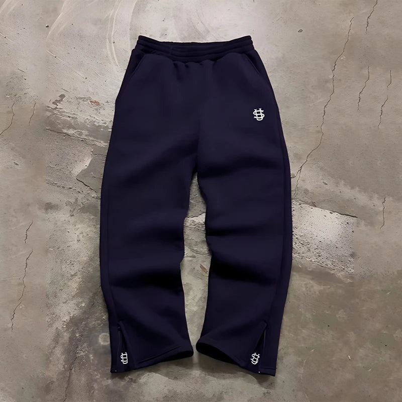 Full Length Loose Fit Casual Streetwear Drawstring Pants