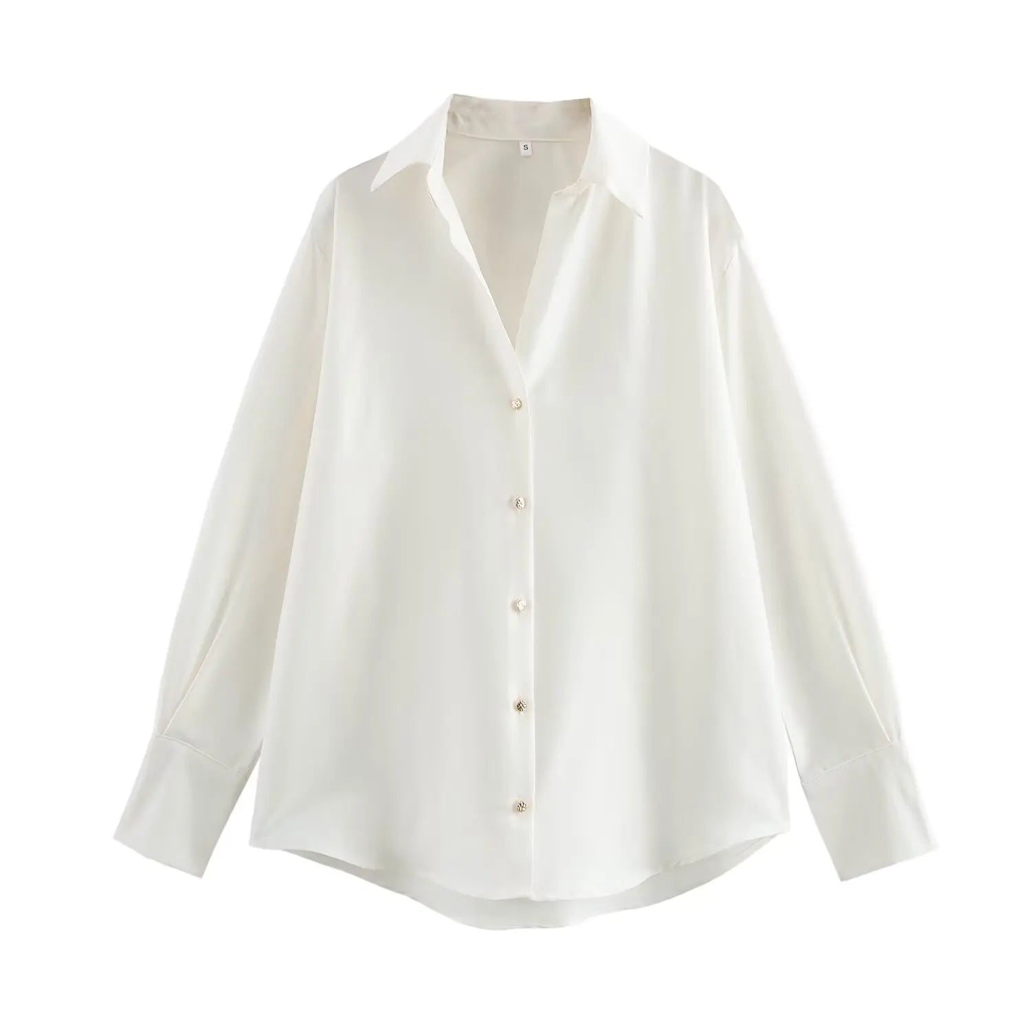 Women's Collared Long Sleeve Shirt