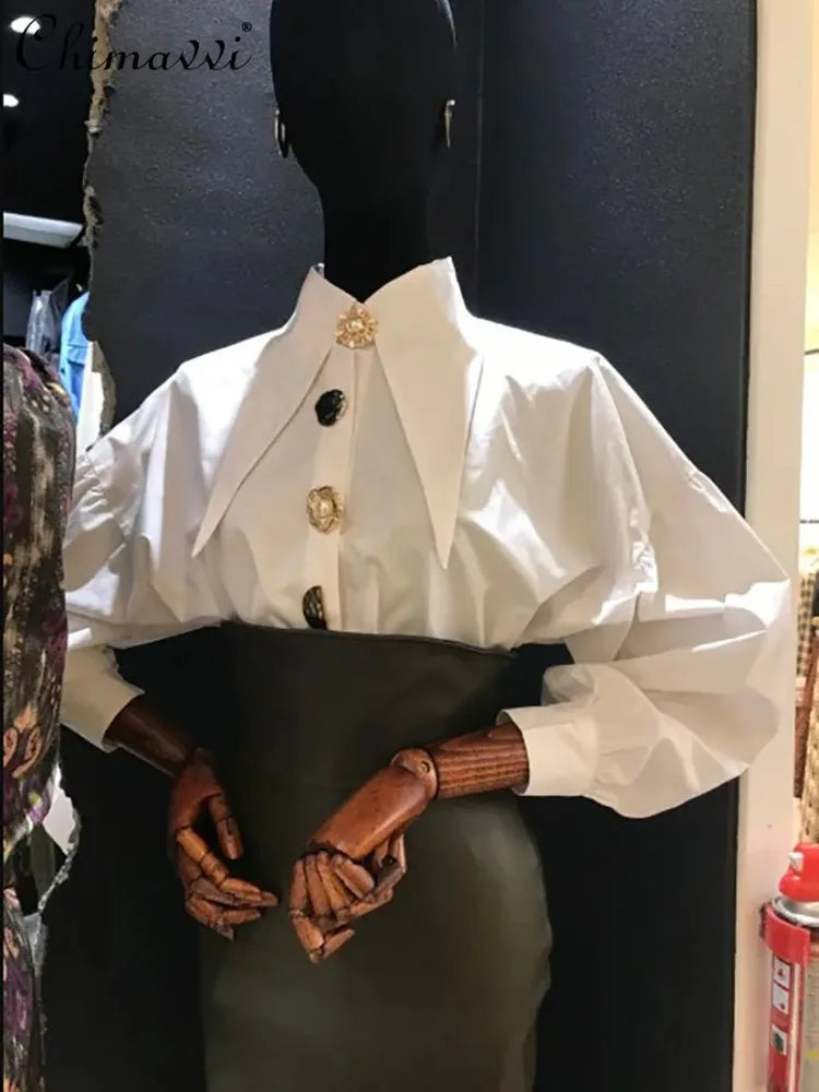 Women's Collared Long Sleeve Shirt