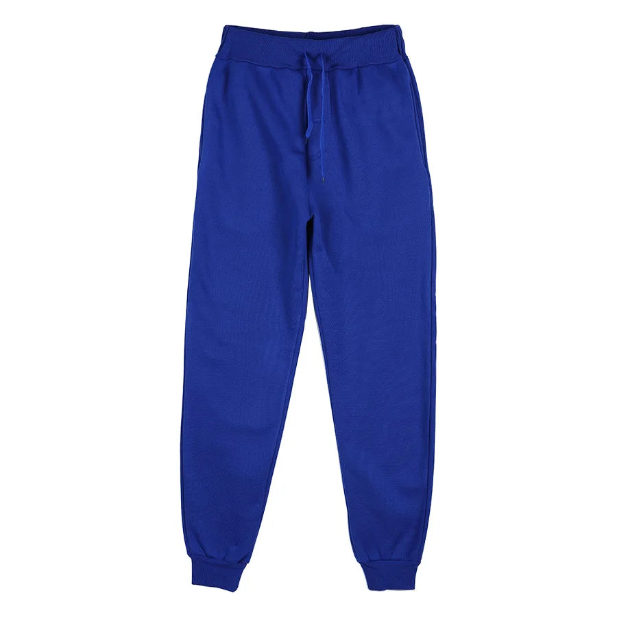 Full Length Drawstring Waist Casual Running Jogger Pants
