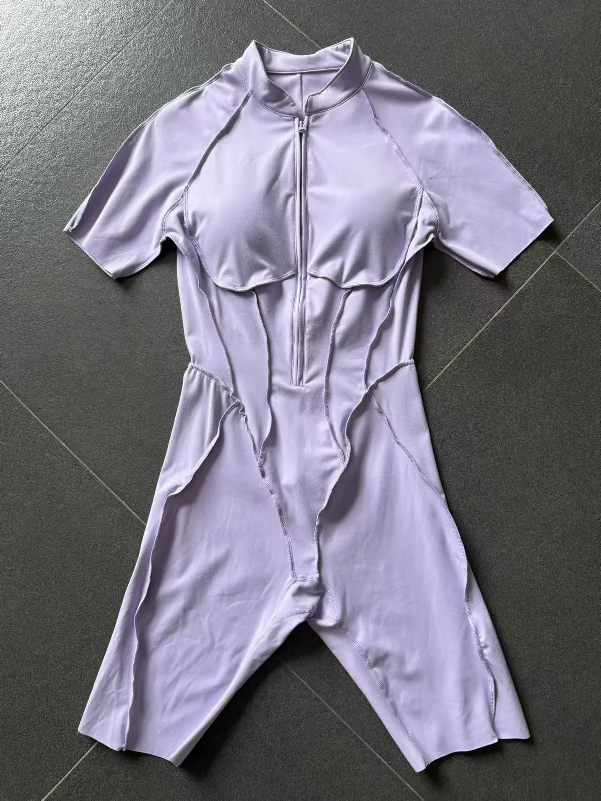Women's Contoured Workout One Piece with Back Cutout and Multiple Sleeve Styles