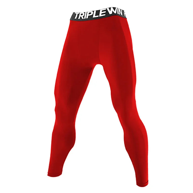 Men's Fitted Training Leggings for Gym and Running