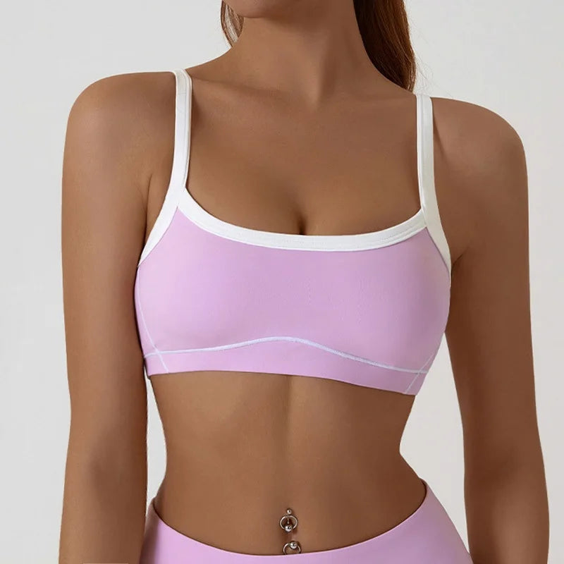 Women's Crop Top and Bottoms Workout Set