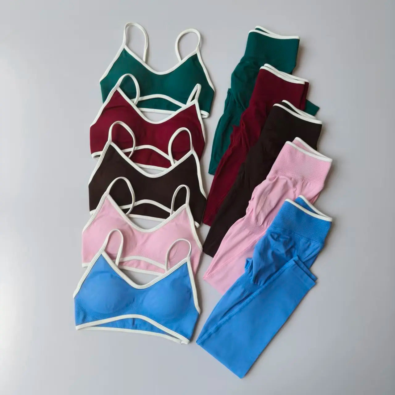 Women's Bra And Leggings Yoga Set For Workout Outfits