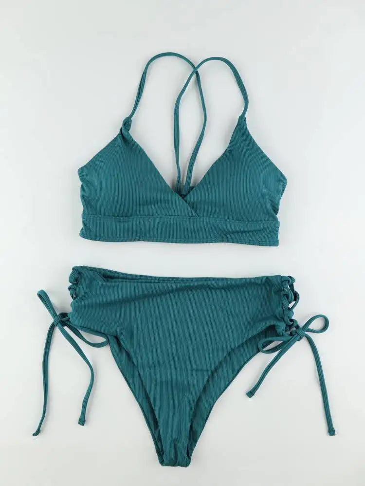 V-Neck Triangle Bikini