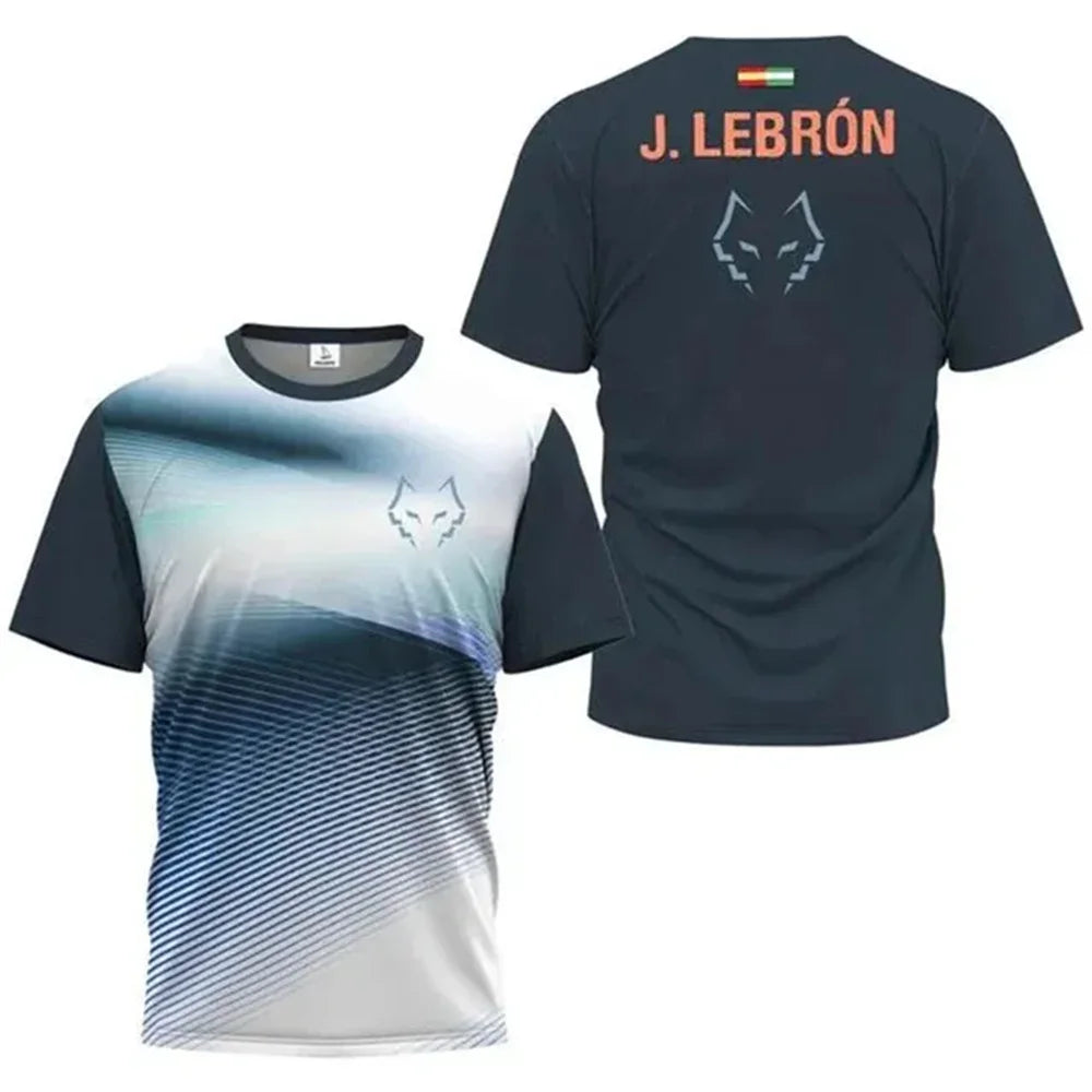 Gradient Court Sports Short Sleeve Jersey For Sports Outfits