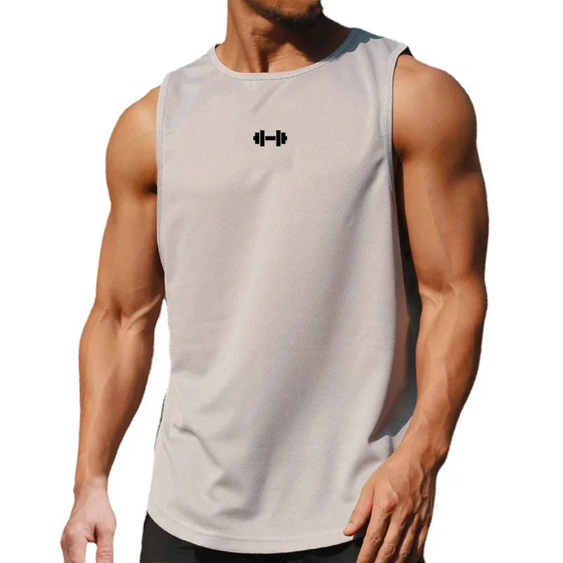 Curved Hem Training Sleeveless Tank Top For Sports Outfits
