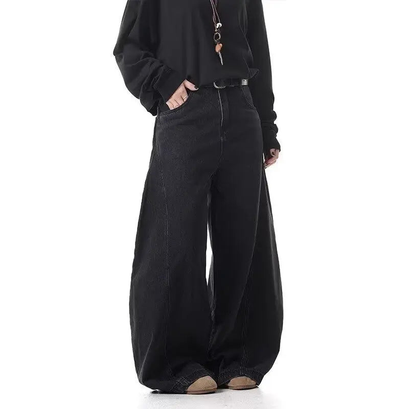 Men's Wide Leg Denim Jeans for Casual Everyday Wear
