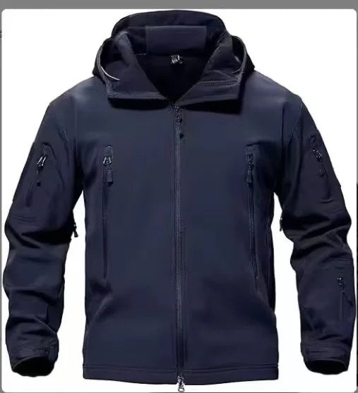 Men's Stand Collar Softshell Jacket