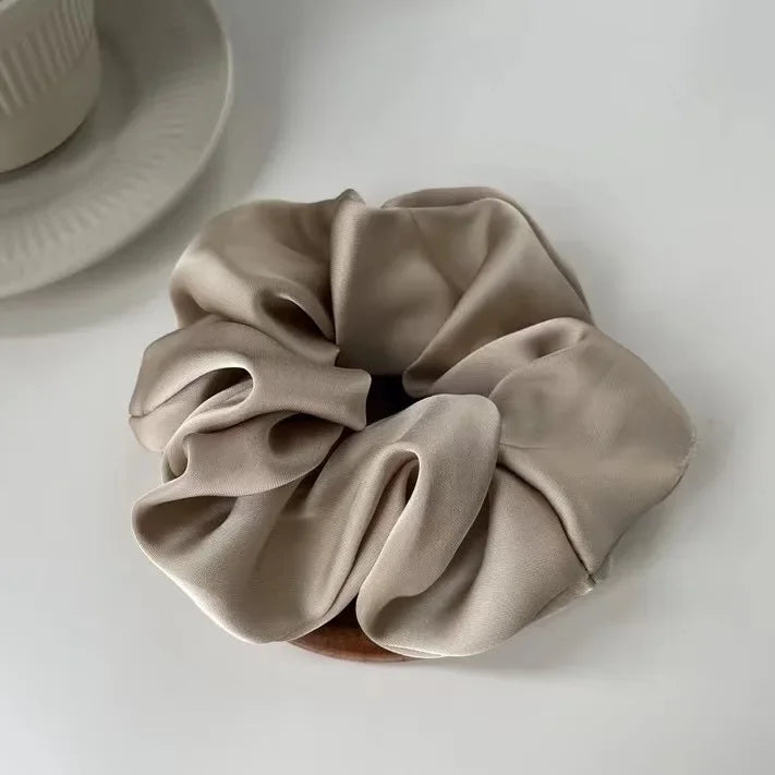 Fabric Scrunchie Elastic Hair Band for Ponytail and Bun Styling