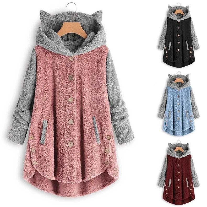 Long Sleeve Casual Hooded Sweatshirt with Relaxed Streetwear Styling