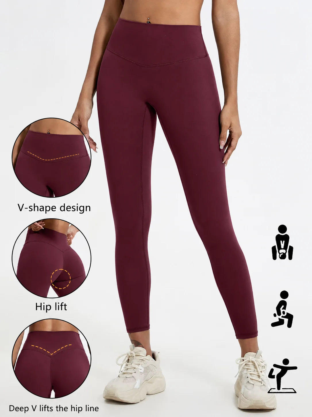 Women's Full Length Leggings For Workout Outfits And Layering