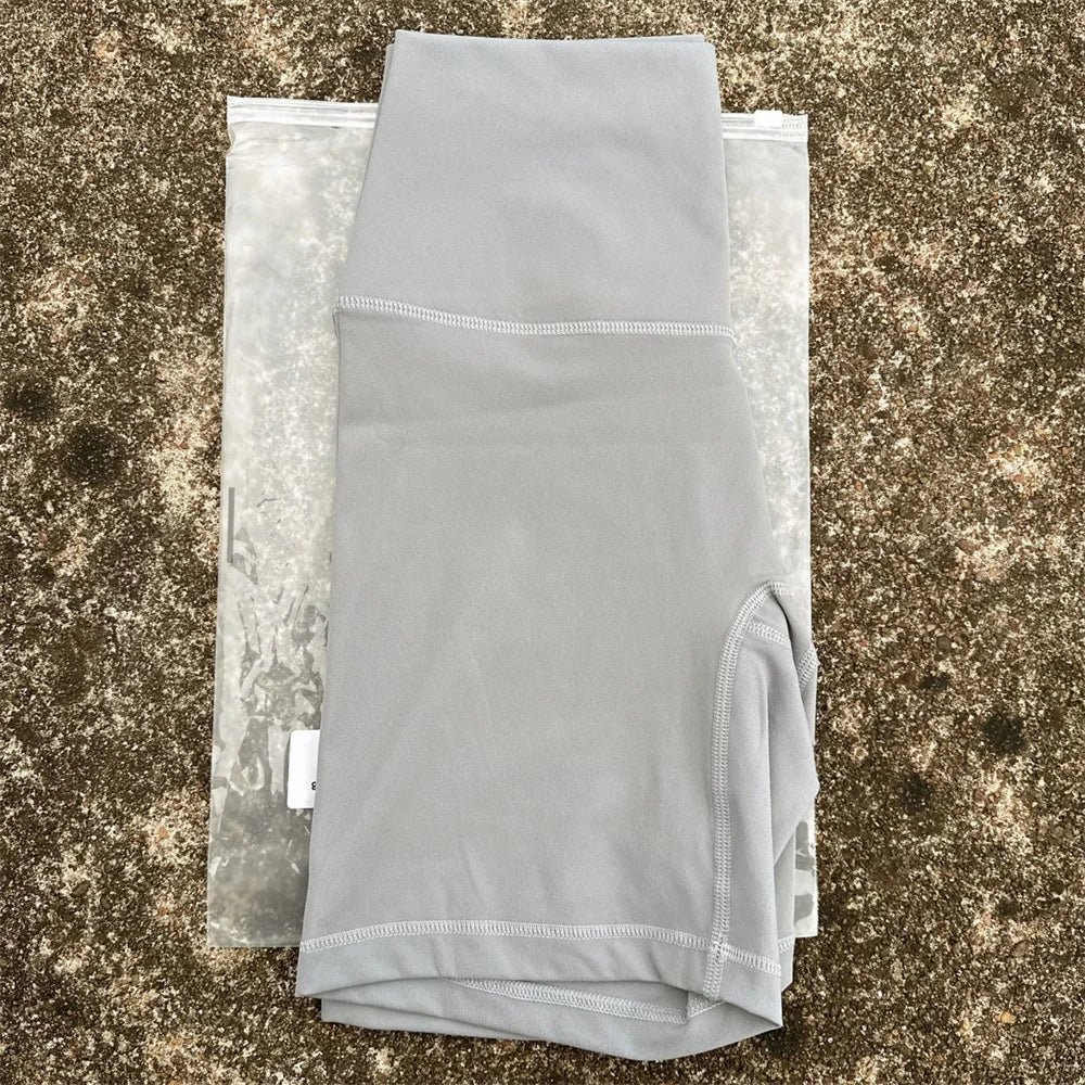 Women's High Waist Nylon Blend Shorts for Yoga and Training