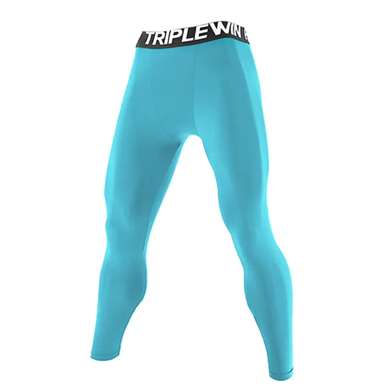 Men's Fitted Training Leggings for Gym and Running