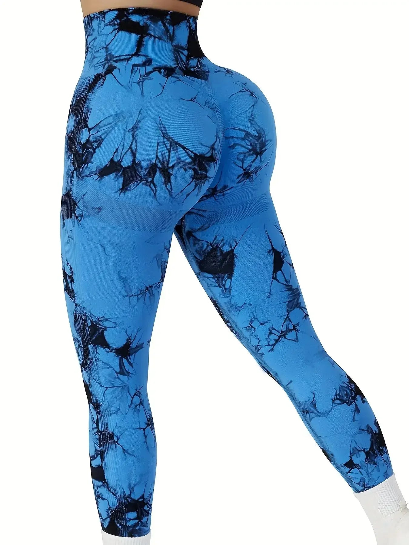 Women's Tie Dye Full Length Leggings For Workout Outfits