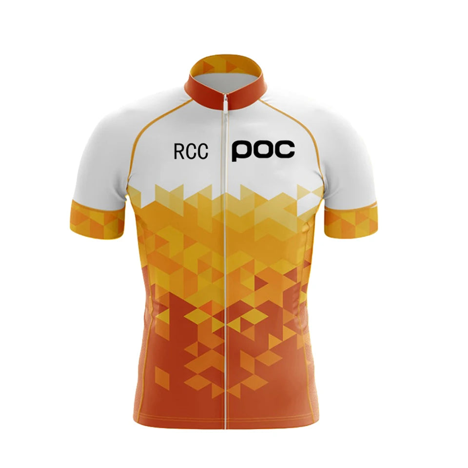 Men's Short Sleeve Cycling Jersey Set for Summer Road Bike Riding
