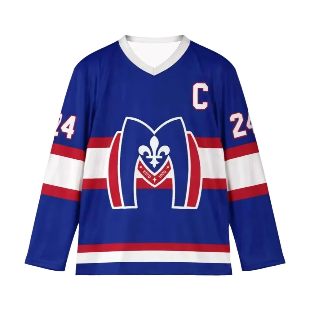 Rivalry Player Number Graphic Long Sleeve Jersey For Sports Outfits