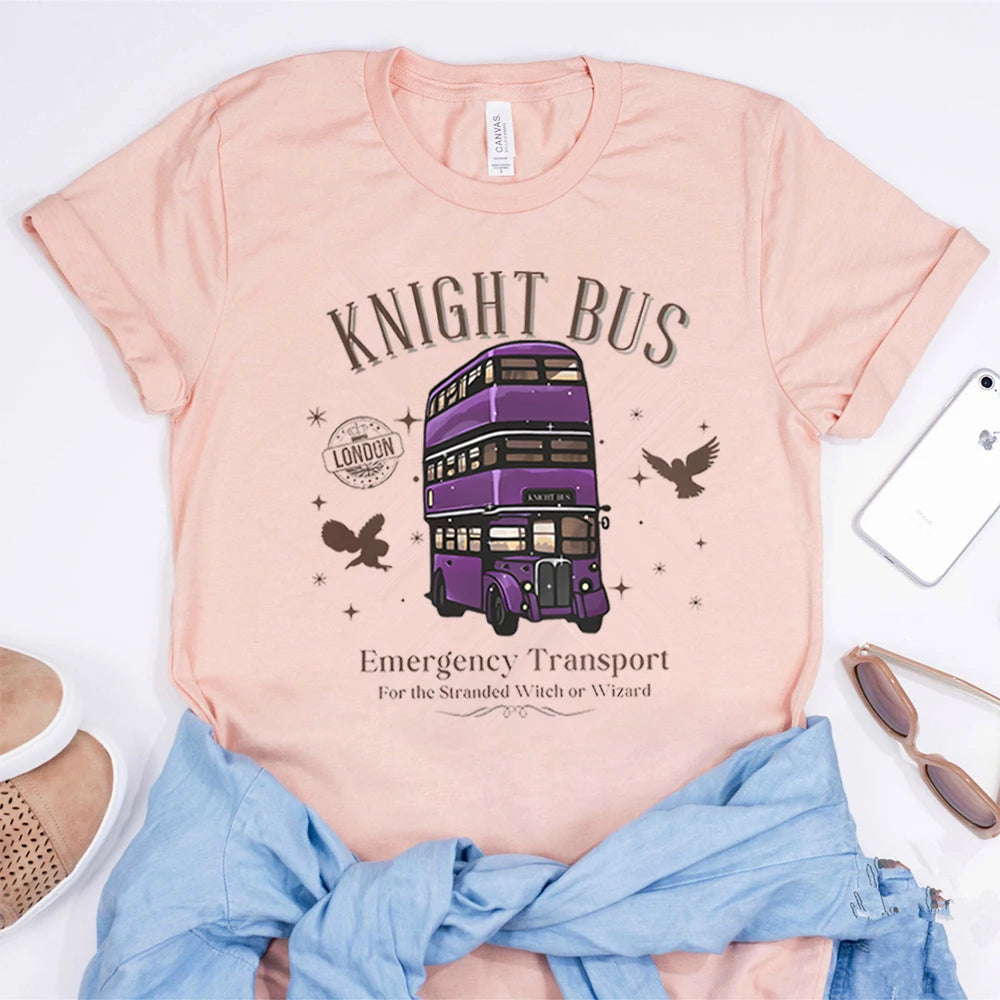 Knight Bus Graphic Crewneck T-Shirt